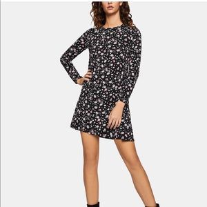 BCBG floral Print A line dress